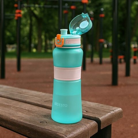 Бутылка для воды ARDESTO Balance 650 мл, пластик, светло-голубая Ardesto