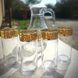 Кувшин со стаканами с золотом 7 пр Гусь-Хрустальный Греческий узор (EAV03-3934/402/S)