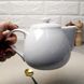 Чайник-заварник из белой керамики HLS 500 мл (HR1504)