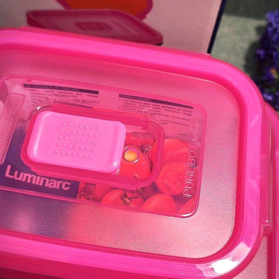 Набір прямокутних контейнерів Luminarc Pure Box Active Neon 3 шт (N0332) Luminarc