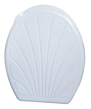 Белая овальная крышка-сиденье для унитаза Efe plastics