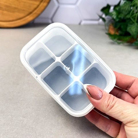 Пластиковая форма для льда Силиконовое дно с крышкой TINY 06 1133 Dunya Plastik