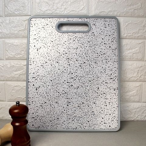 Разделочная кухонная доска Белый мрамор 30*38*1.2 см Ringella