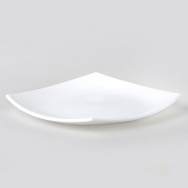 Квадратная персональная тарелка из толстой стеклокерамики Luminarc Quadrato White 190 мм (H3658) Luminarc