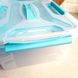 Пластиковий ящик 10л А4 Шкільна реформа з вкладишем для канцелярії Блакитний