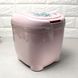 Розовое мусорное ведро с откидной крышкой 4 л