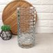 Стеклянная настольная ваза Pasabahce Rattan 239 mm (53439), цилиндрическая ваза для цветов