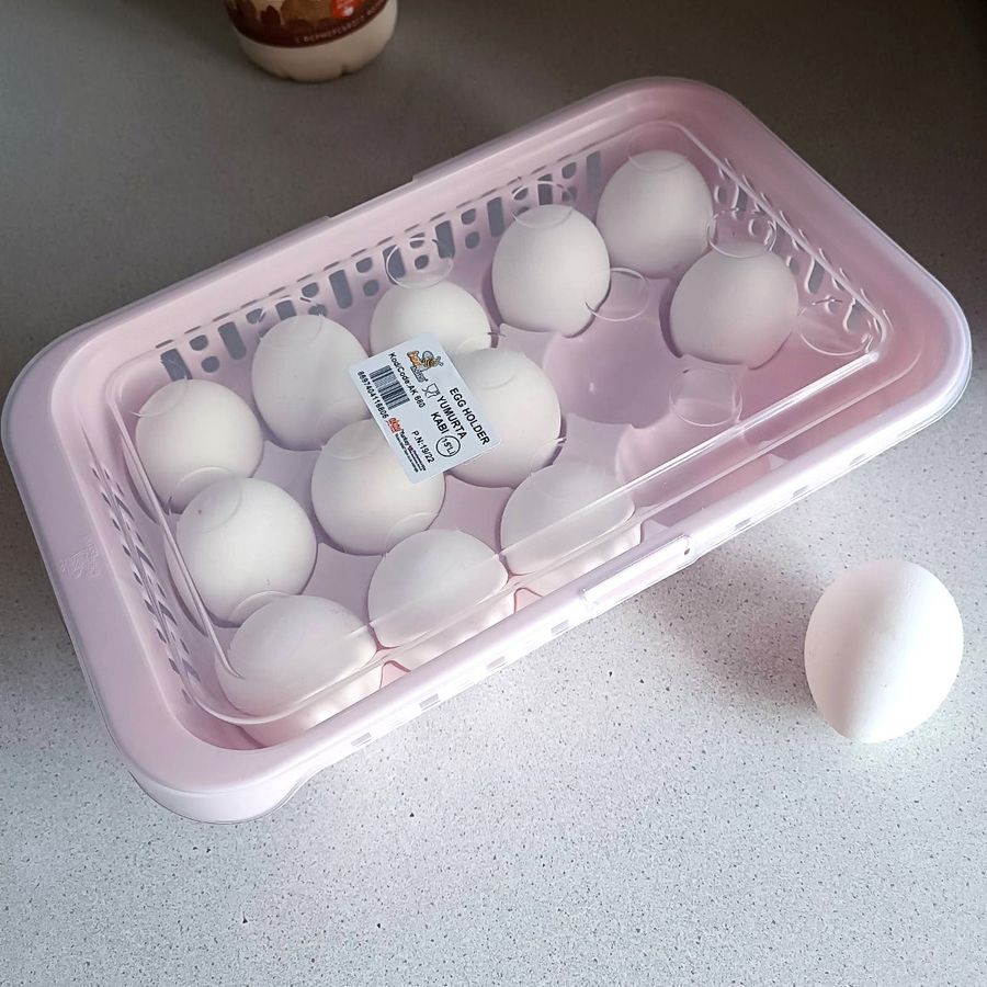 Пластиковий лоток для зберігання та транспортування яєць на 15 осередків. BEE HOME