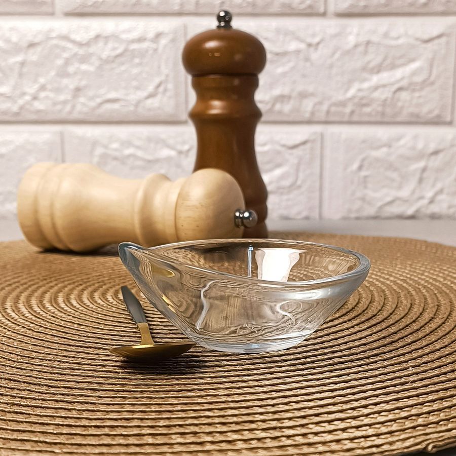 Круглий скляний соусник Pasabahce 97 мл, гастросоусник Gastro Boutique Pasabahce