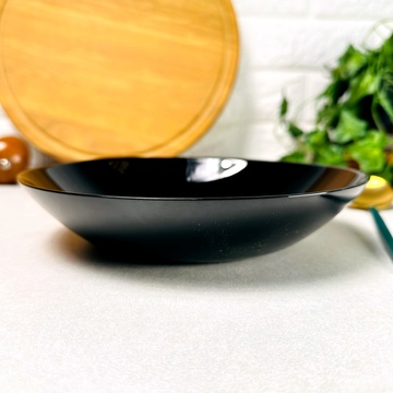 Чорна супова тарілка Luminarc Diwali Black 20 см (P0787) Luminarc