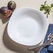 Суповая квадратная тарелка из стеклокерамики Bormioli Parma 23 см