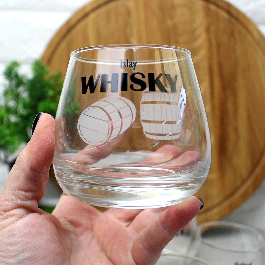 Набір низьких склянок краплевидної форми Luminarc "Whisky" 300 мл 4 шт (Q3171) Luminarc