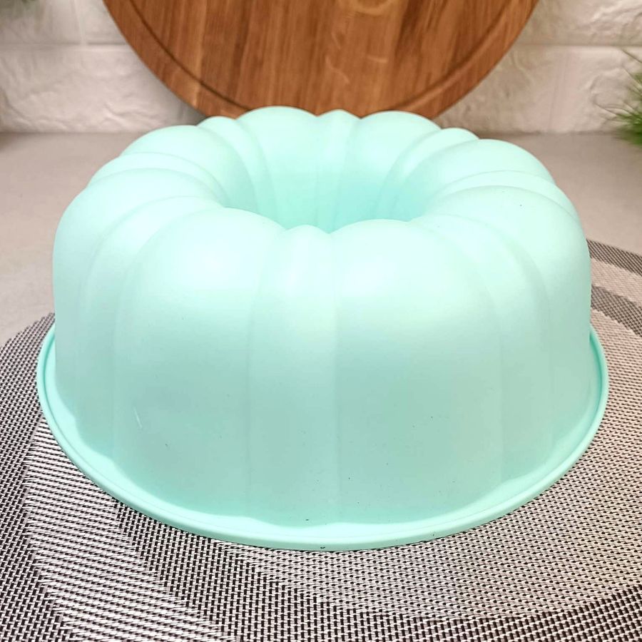 Большая силиконовая форма для кексов и пирогов 26 см А-П А-Плюс