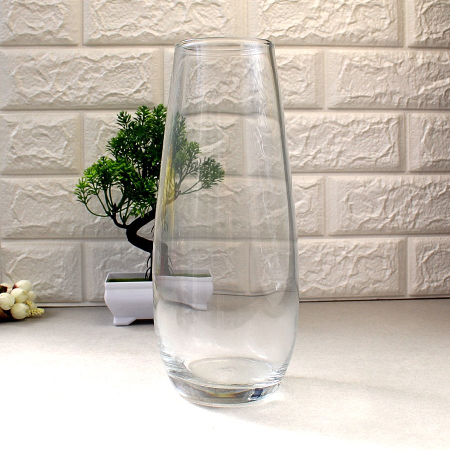 Каплевидная стеклянная ваза для цветов Pasabahce "Флора" 26см (43267) Pasabahce