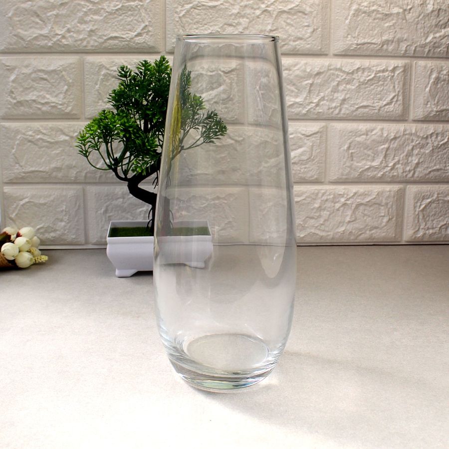 Краплеподібна скляна ваза для квітів Pasabahce "Флора" 26см (43267) Pasabahce