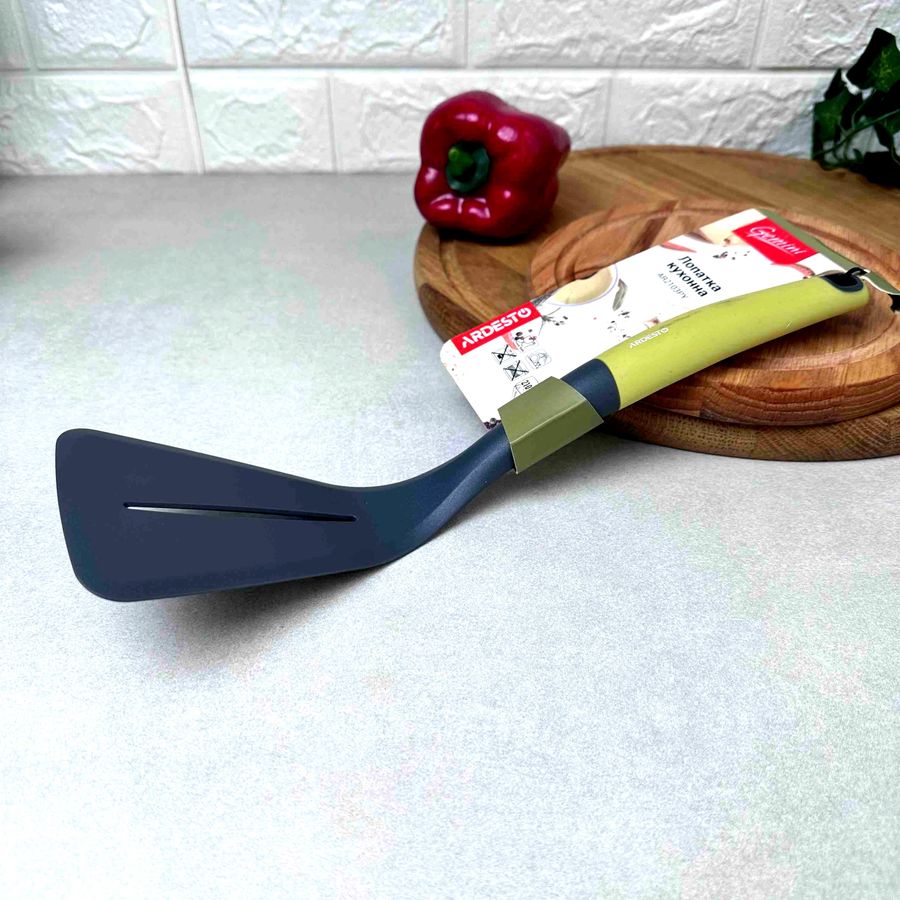 Кухонная лопатка для тефлоновой посуды Жёлтая Ardesto Gemini Ardesto