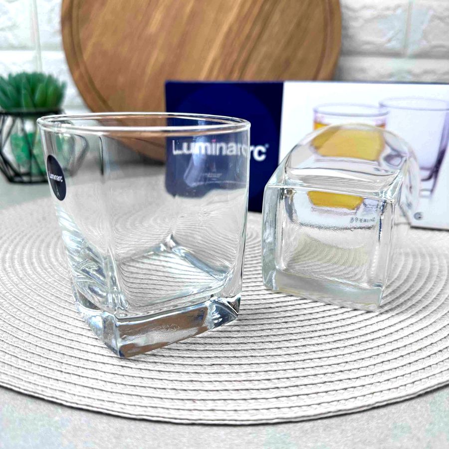 Набор низких стаканов с квадратным дном Luminarc Sterling 300 мл 6 шт (N0755) Luminarc