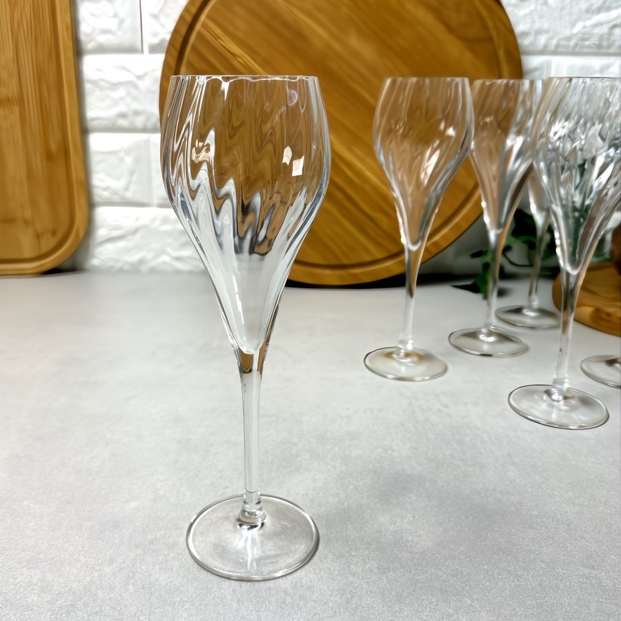 Набор стеклянных бокалов для шампанского 6 шт 160 мл Arcoroc C&S Symetrie Arcoroc