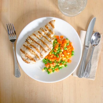Тарілка обідня біла пласка Arcoroc Restaurant 23,5 см (22522) Arcoroc