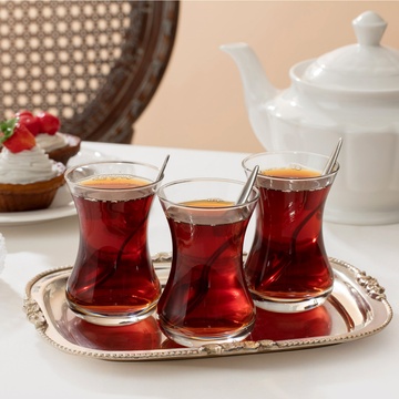 Набор стаканов-армудов для турецкого чая 6 шт Pasabahce Инсебелли Pasabahce