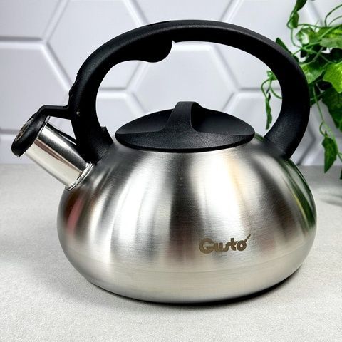 Чайник нержавеющая сталь 2.5 л со свистком Gusto GT-1406-25 GUSTO