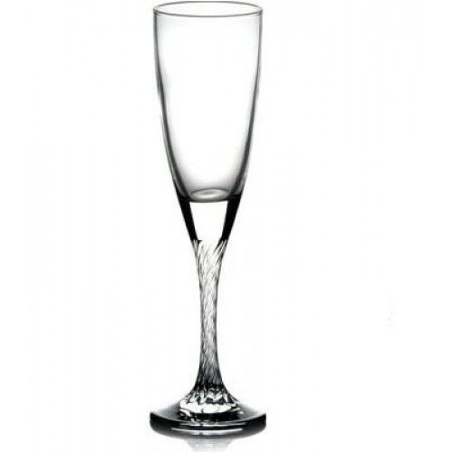 Набор бокалов для шампанского на крученной ножке Pasabahce "Twist" 175 мл (44307) Pasabahce