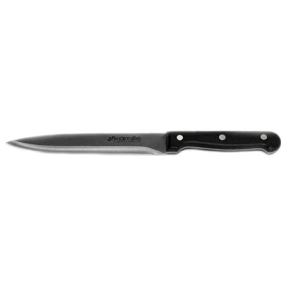 Нож кухонный для мяса с бакелитовой ручкой Kamille Kamille