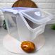 Прозорий контейнер для зберігання овочів та фруктів 14л PlastArt