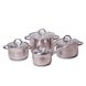 Набор посуды 8 предметов из нержавеющей стали для индукции Kamille
