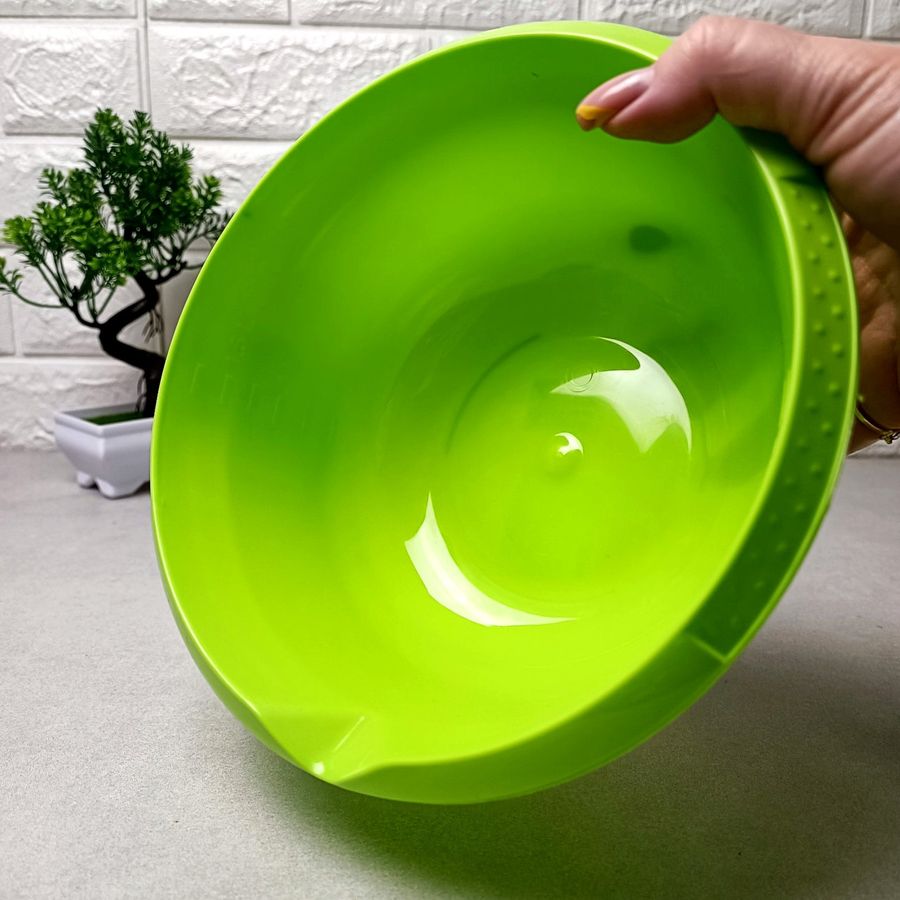 Пластикова кухонна миска з кришкою для міксера 1.75 л Алеана