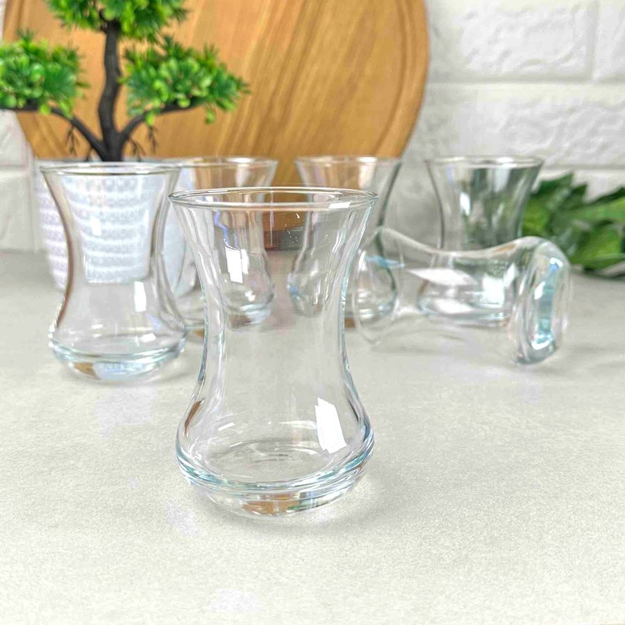 Набір склянок-армудів для турецького чаю 6 шт Pasabahce Інсебеллі Pasabahce