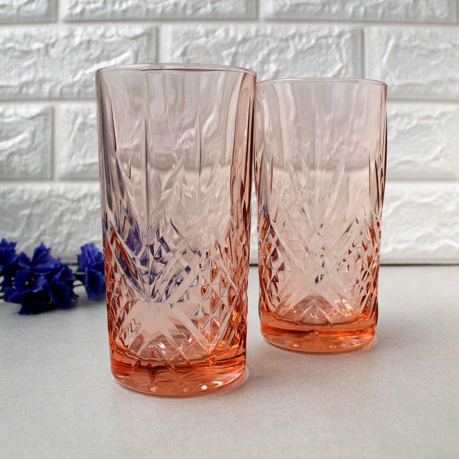Набір високих рожевих склянок Luminarc Зальцбург 380 мл 6 шт (P9166) Luminarc