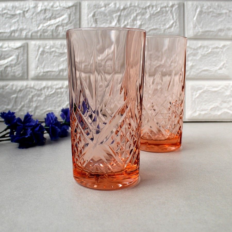 Набір високих рожевих склянок Luminarc Зальцбург 380 мл 6 шт (P9166) Luminarc