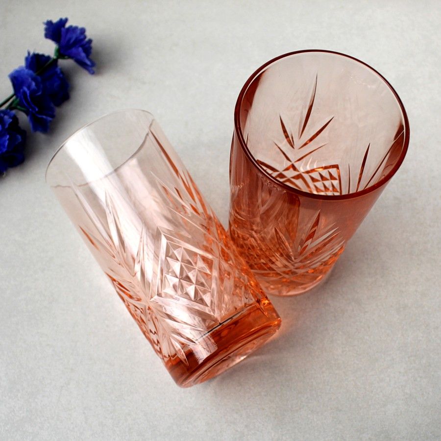 Набор высоких розовых стаканов Luminarc Зальцбург 380 мл 6 шт (P9166) Luminarc
