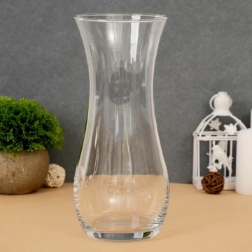 Середня скляна ваза для квітів Pasabahce "Флора" 255 мм (43737) Pasabahce