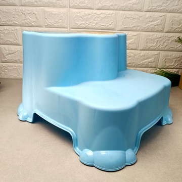 Голубой детский пластиковый стульчик-ступеньки, 06104 Dunya Dunya Plastic