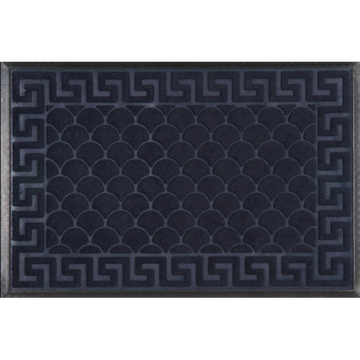 Придверний килимок 60*90 см на гумовій основі Синій МХ Relana Hell