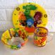 Набор детской стеклянной посуды с мульт-героями Фиксики, детская посуда