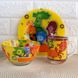 Набір дитячого скляного посуду 3 предмета з мульт-героями Фіксіки, Набір дитячого посуду, різнокольоровий
