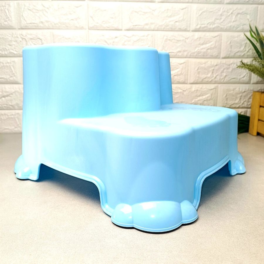 Блакитний дитячий пластиковий стільчик-сходинки, 06104 Dunya Dunya Plastic