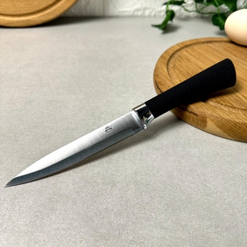 Нож кухонный разделочный 32 см Узкий Длинный Kingsta Чешуя Без бренда