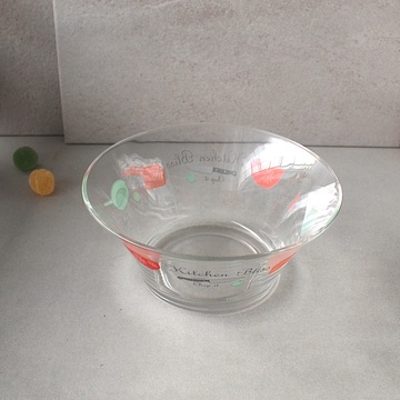 Великий розкльошений скляний салатник Luminarc Florero Kitchen Bliss 23 см (Q3926) Luminarc