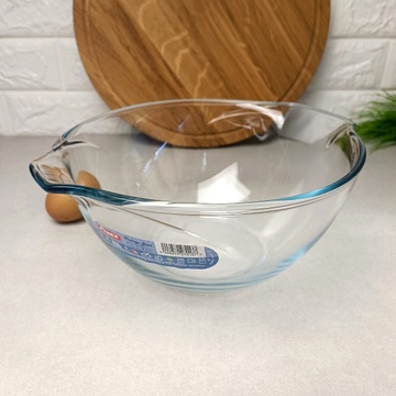 Стеклянная миска из жаропрочного стекла Vintage Edition Collector 2.7 л, посуда для духовки Pyrex