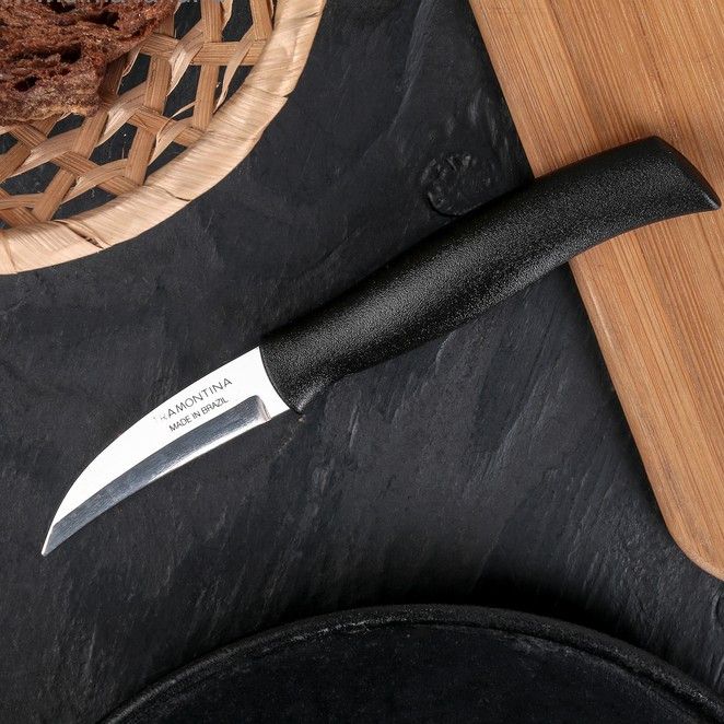 Нож для чистки овощей Tramontina ATHUS black 76 мм (23079/103) Tramontina
