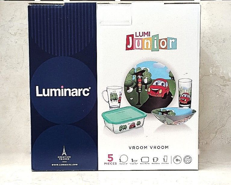 Дитячий набір столового посуду Luminarc Vroom з 5 предметів (P7868) Luminarc