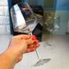 Набор больших бокалов для красного вина с золотой каймой Diamond 2 шт 520 мл (6491)