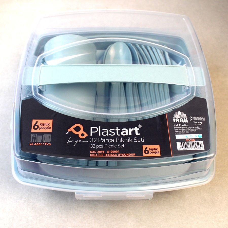 Посуда для пикника на 6 персон 32 предмета Plastar Pak
