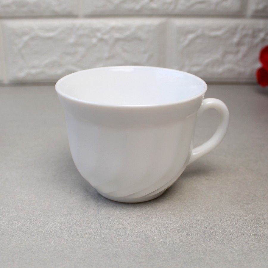 Белая чайная чашка без блюдца Arcoroc Trianon 200 мл (D6921) Arcoroc