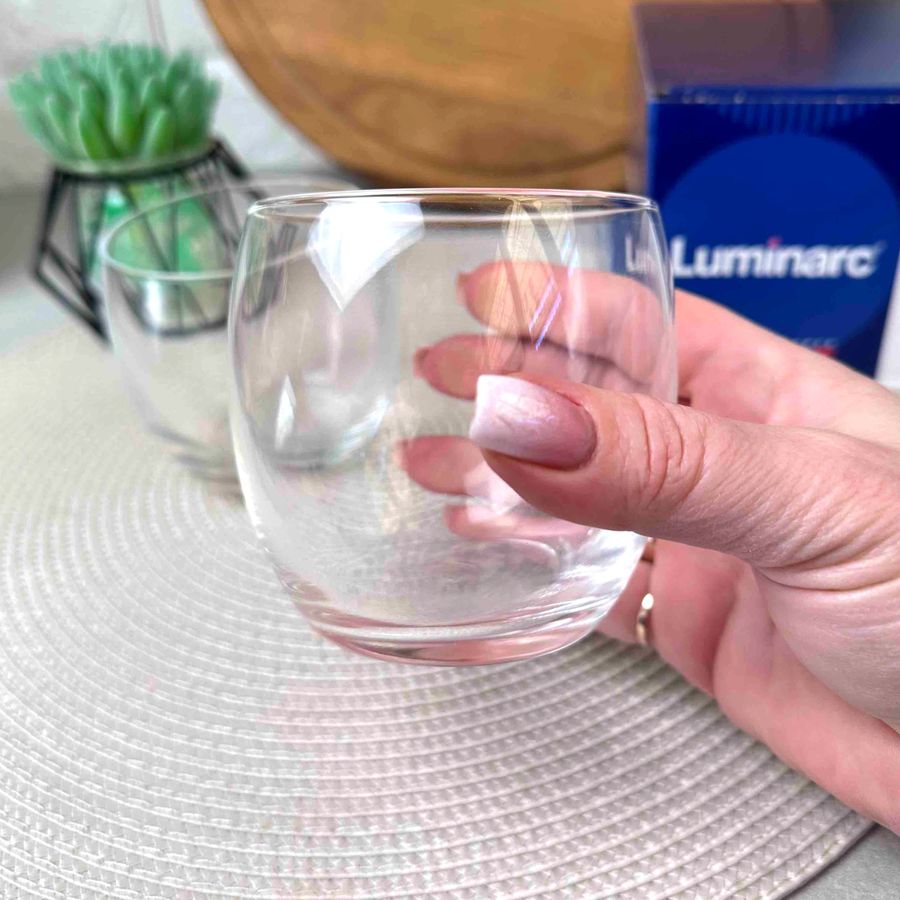 Набір круглих склянок-тумблерів Luminarc Versailles 350 мл (G1651) Luminarc