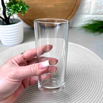 Висока гладка склянка-тубус 260 мл UniGlass Chile (1256) UniGlass